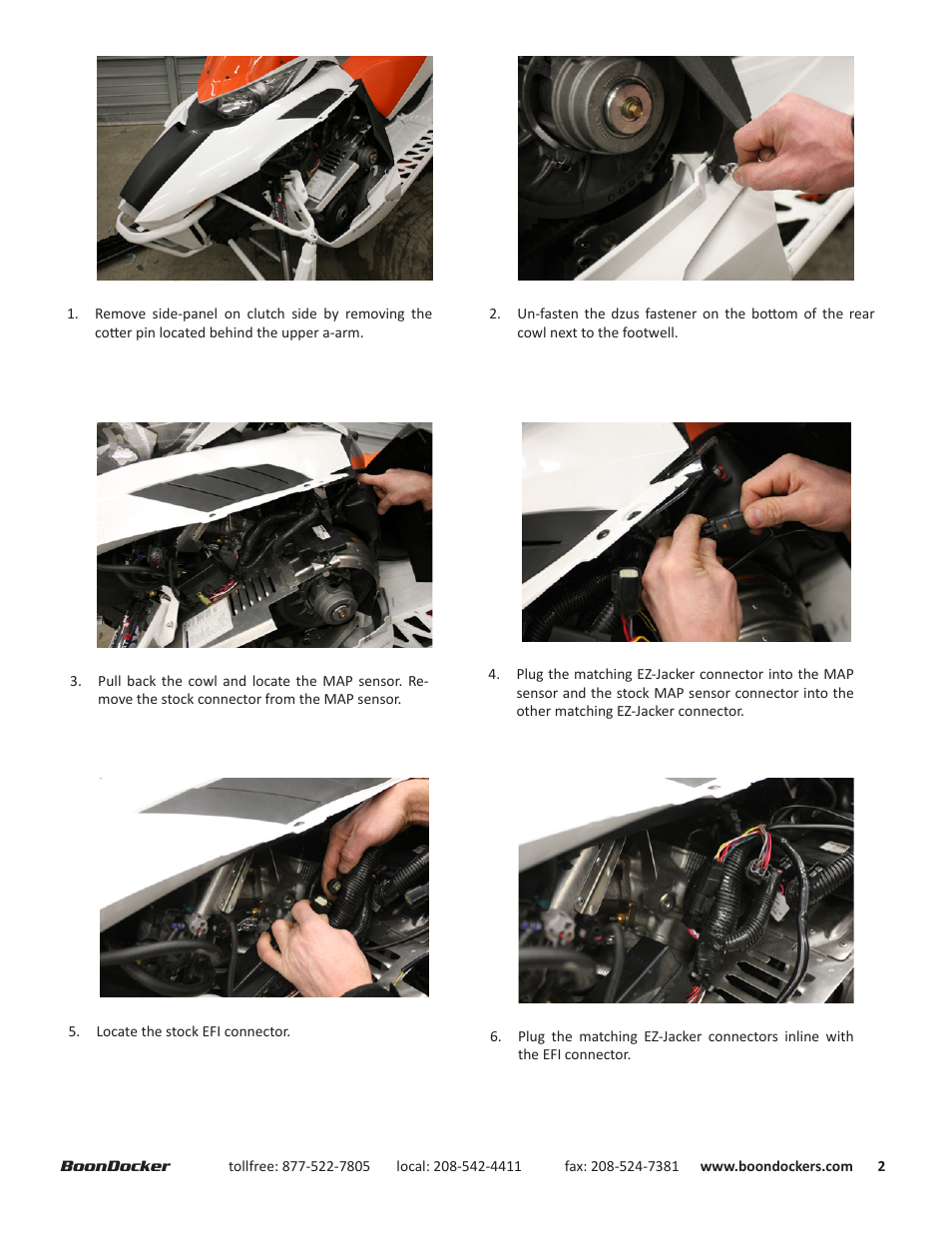BoonDocker ARCTIC CAT: EZ JACKER 1.9 User Manual | Page 2 / 4
