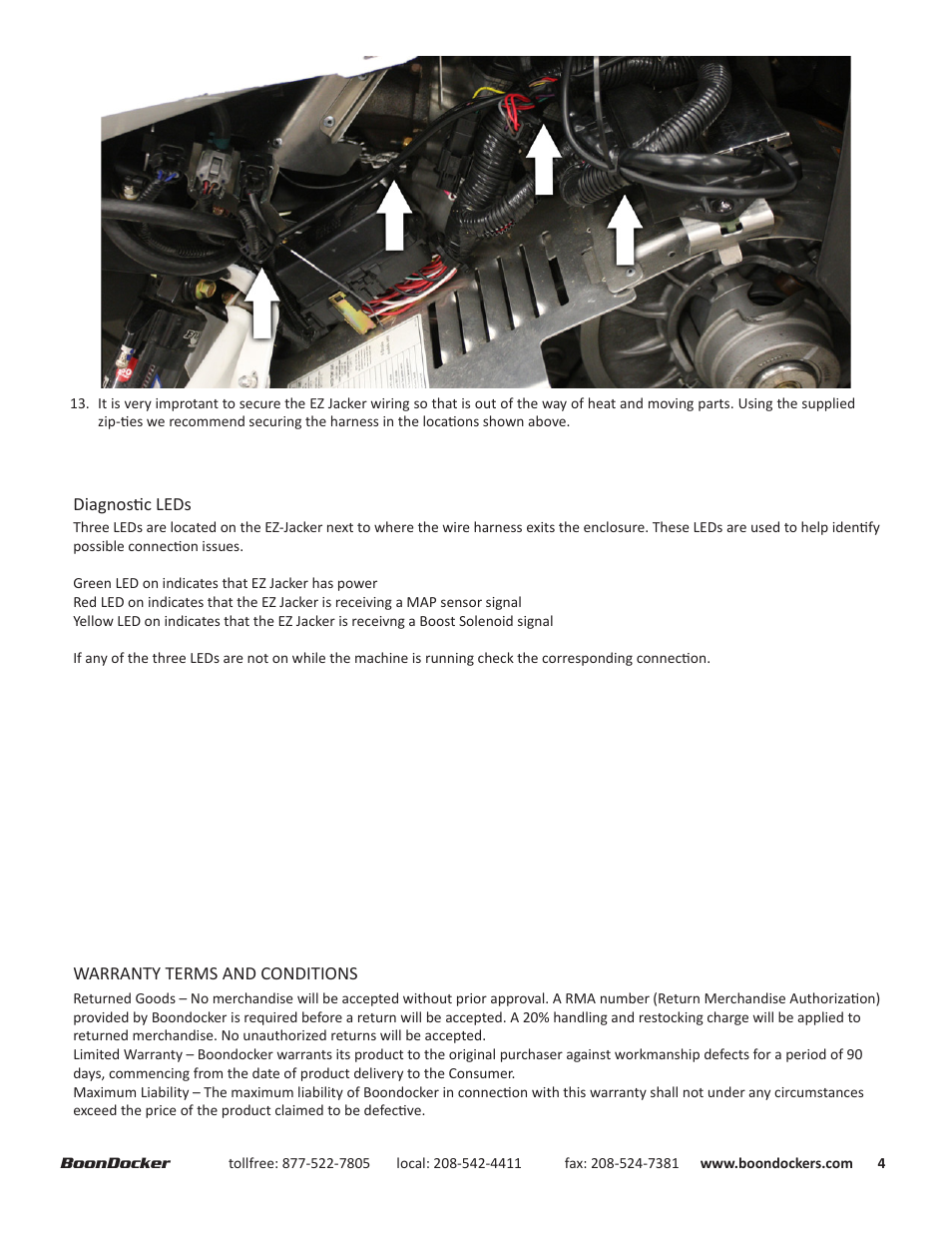 BoonDocker ARCTIC CAT: EZ JACKER 1.9 User Manual | Page 4 / 4