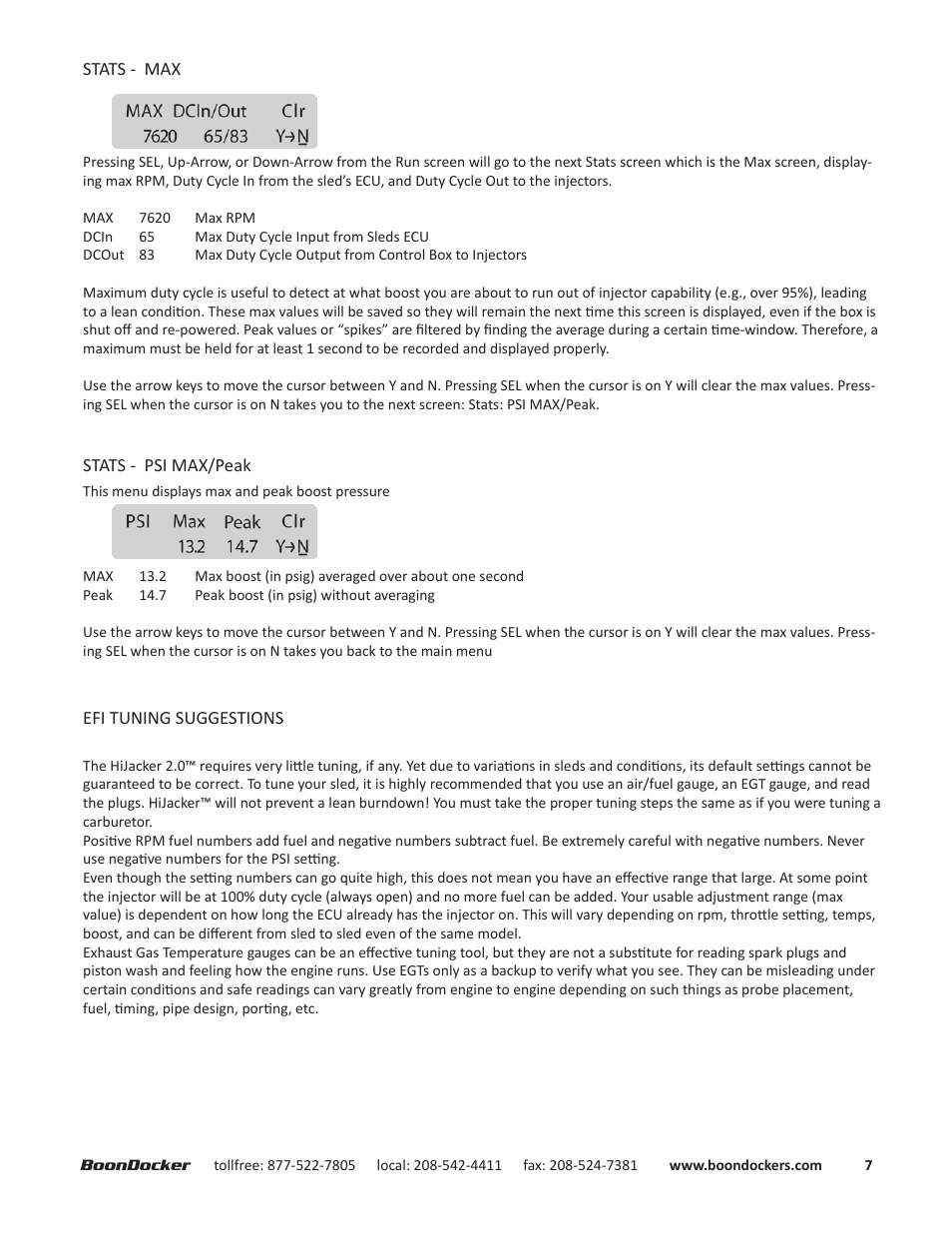 BoonDocker ARCTIC CAT: HIJACKER 2.0 User Manual | Page 7 / 9