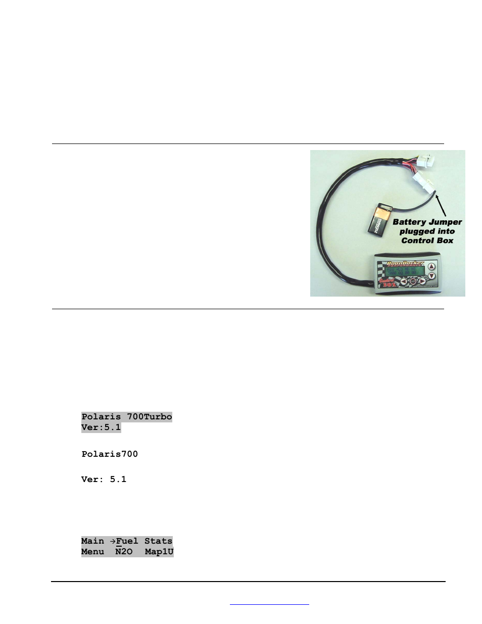 Iii. control box mounting locations, Iv. battery / jumper connectors, V. control box operation | Main menu | BoonDocker POLARIS: 700/800 IQ Dragon Plug & Play User Manual | Page 3 / 13