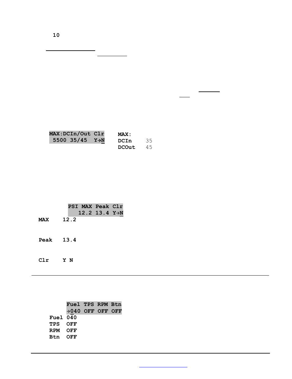 Vi. nitrous menus | BoonDocker POLARIS: 700/800 IQ Dragon Plug & Play User Manual | Page 8 / 13