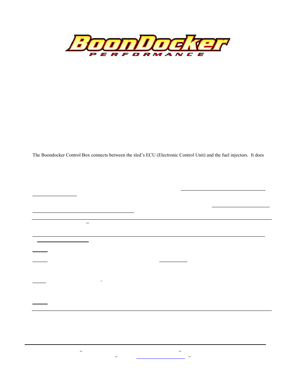 BoonDocker POLARIS: 700/800 IQ Dragon Universal User Manual | 14 pages