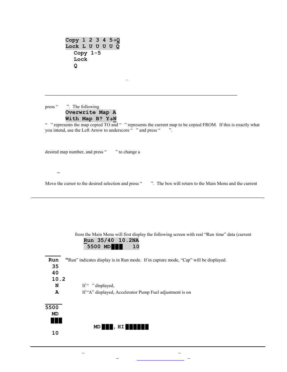 Stats menus | BoonDocker POLARIS: 700/800 IQ Dragon Universal User Manual | Page 8 / 14