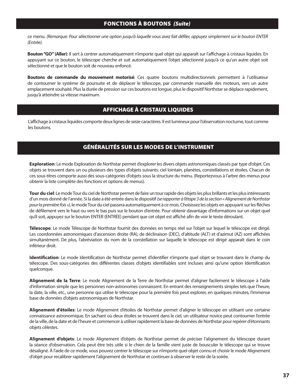 Bushnell NORTH STAR GOTO 78-8840 User Manual | Page 37 / 136