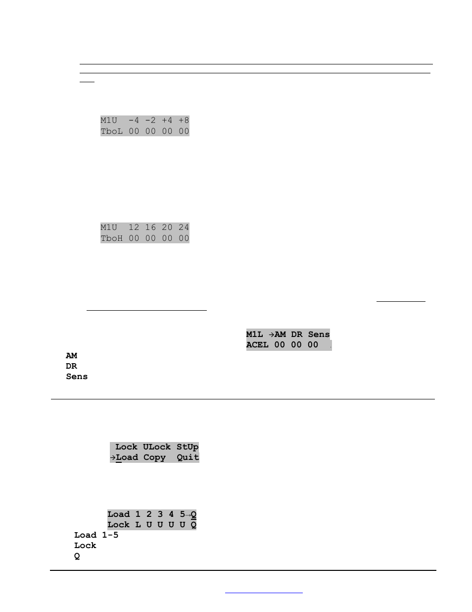 Map / setup menus | BoonDocker YAMAHA: Apex Turbo User Manual | Page 5 / 16