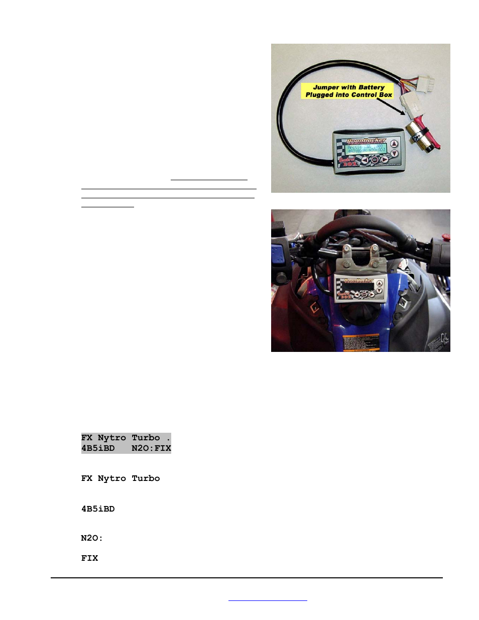 Iii. control box mounting location, Iv. control box operation, A. intro / startup screen | BoonDocker YAMAHA: Nytro Turbo User Manual | Page 4 / 20