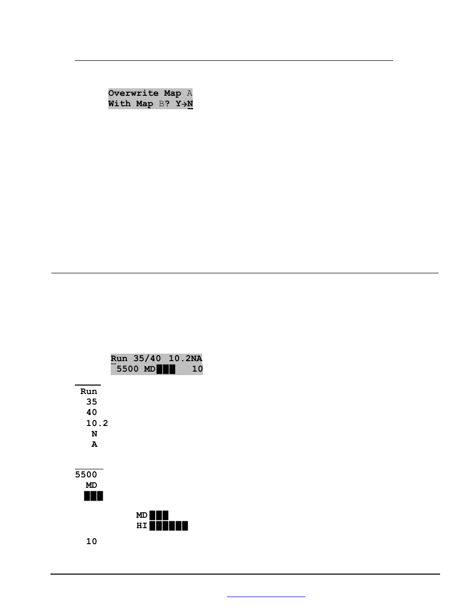 Stats menus | BoonDocker YAMAHA: Phazer User Manual | Page 7 / 16