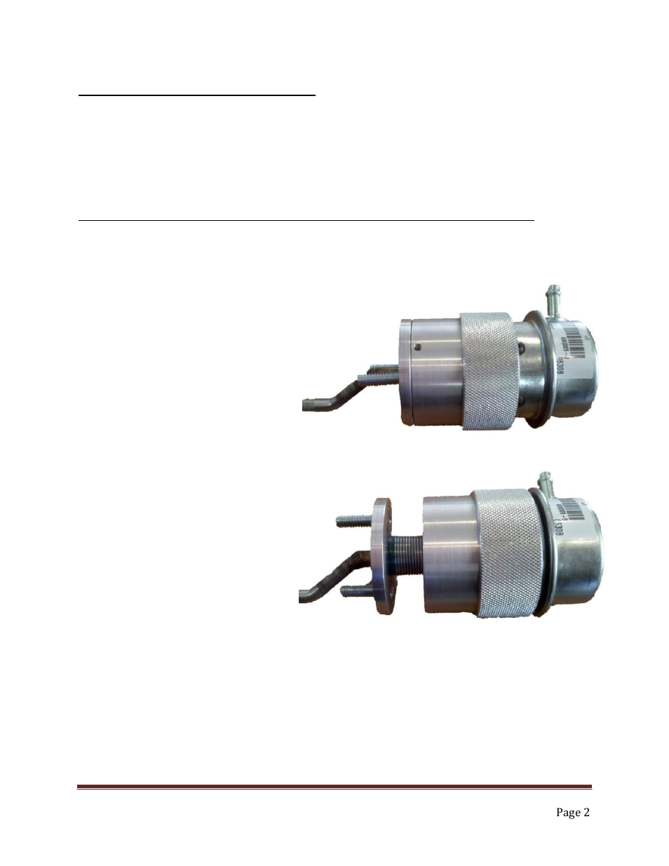 BoonDocker Adjustable Actuator User Manual | Page 2 / 2