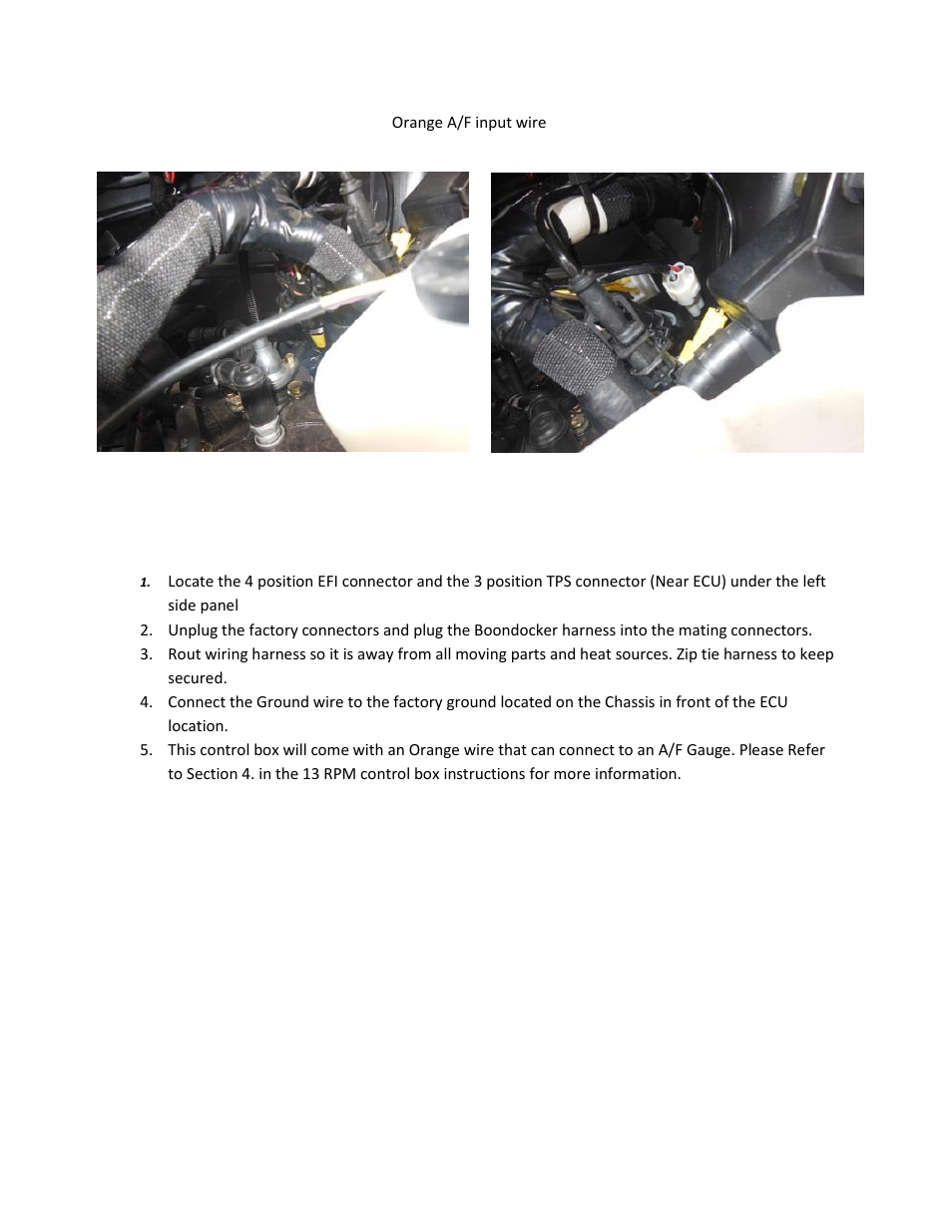 BoonDocker POLARIS: Non-turbo Control Box 2014-15 PRO 800 Operation User Manual | Page 2 / 3