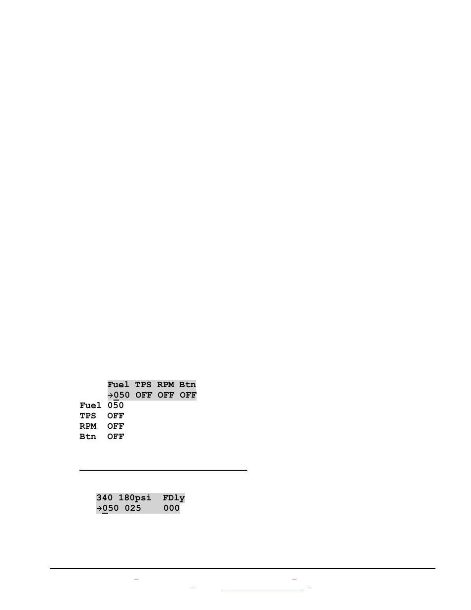 Vii. n2o system configuration, A. n2o configuration options, B. n2o configuration procedure | Fuel tps rpm btn, Tps off, Rpm off, Btn off, Fuel | BoonDocker POLARIS: Non-turbo Control Box 600/700/800 IQ Dragon User Manual | Page 9 / 14
