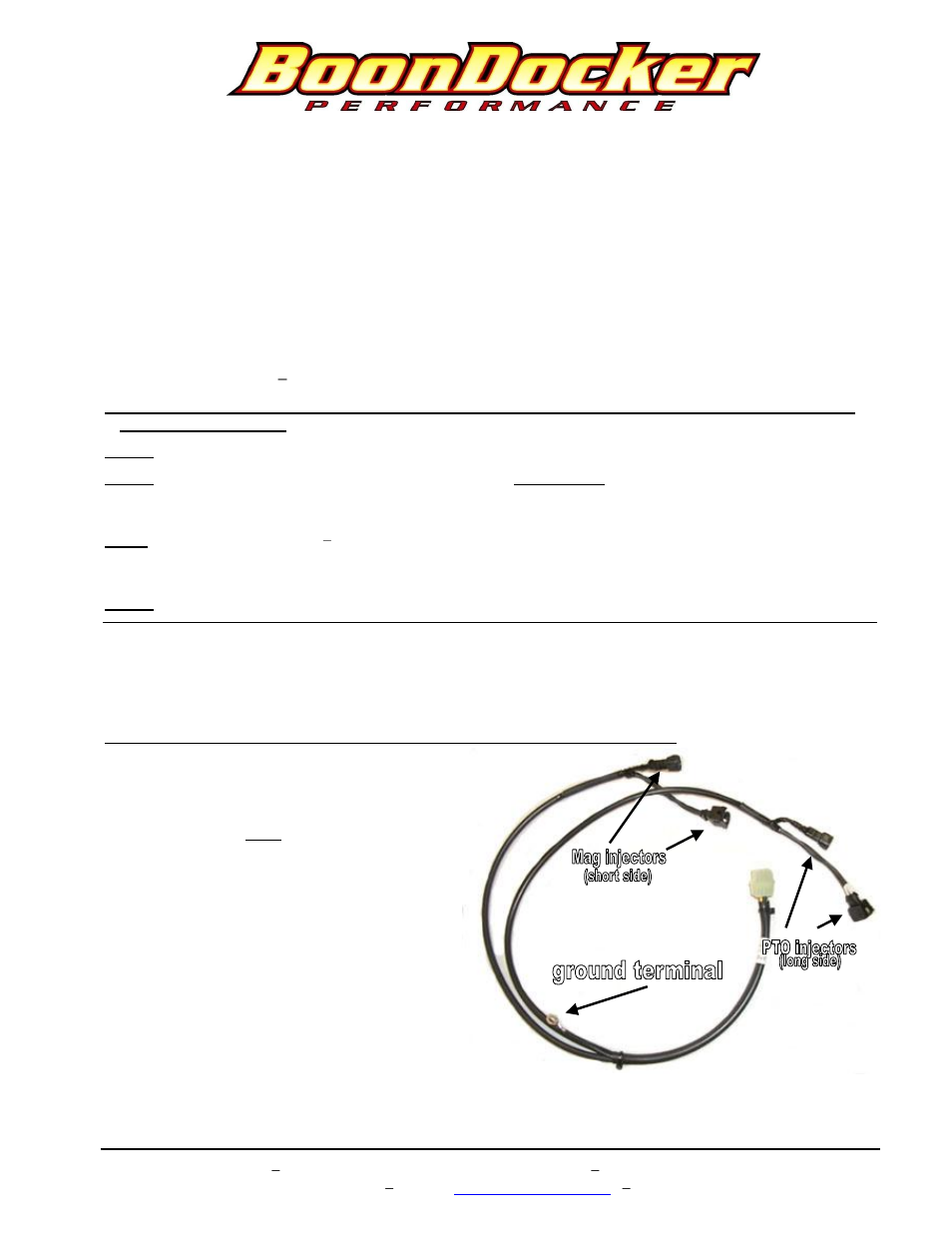 BoonDocker SKI-DOO: Non-turbo Control Box SDI 600/1000 2 INJ User Manual | 16 pages
