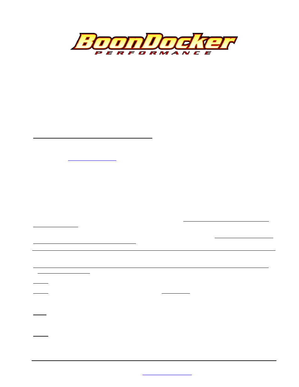 BoonDocker YAMAHA: Non-turbo Control Box Nytro User Manual | 16 pages