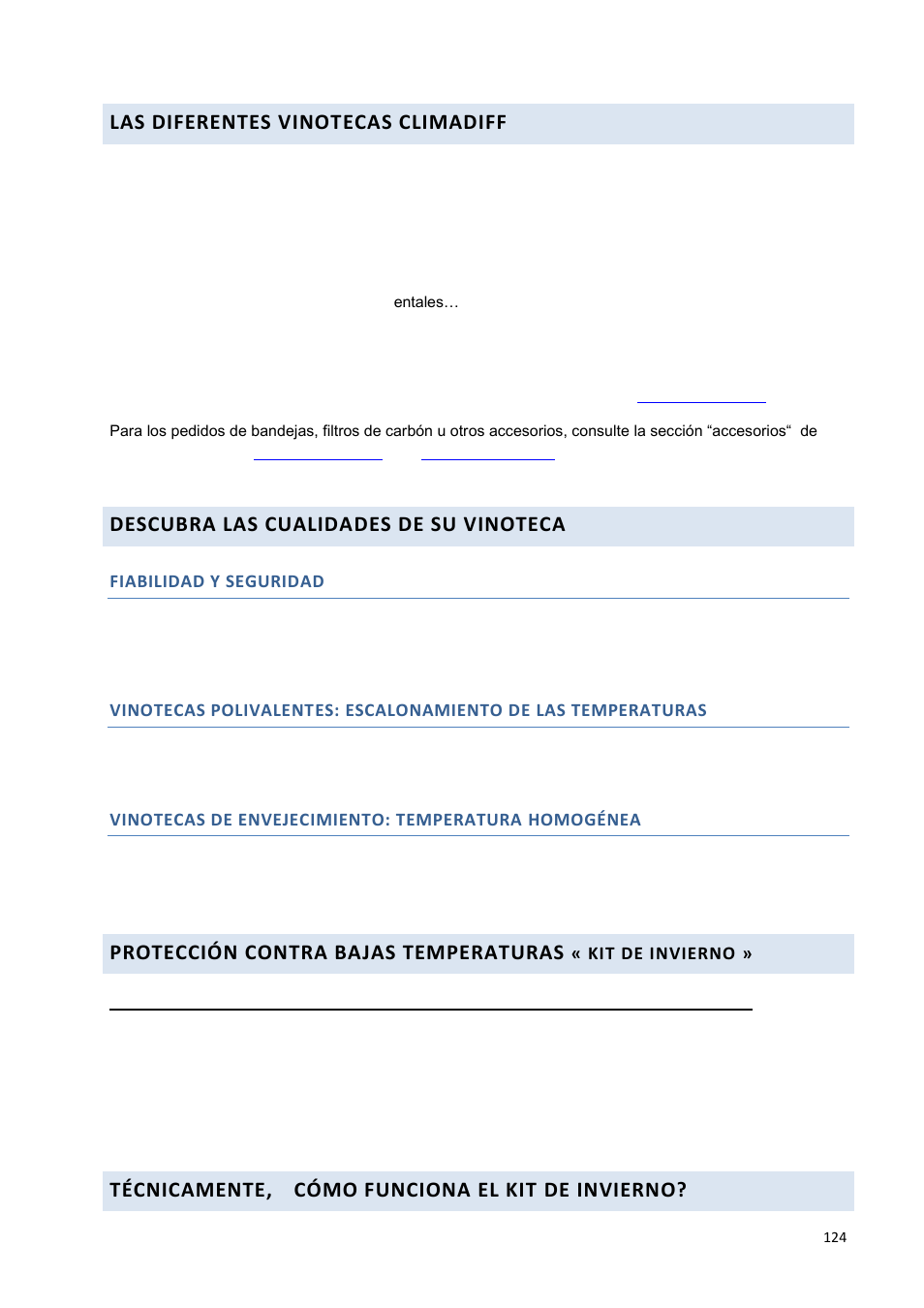 Protección contra bajas temperaturas, Técnicamente, ¿cómo funciona el kit de invierno | Climadiff DV265AGN7 User Manual | Page 124 / 146