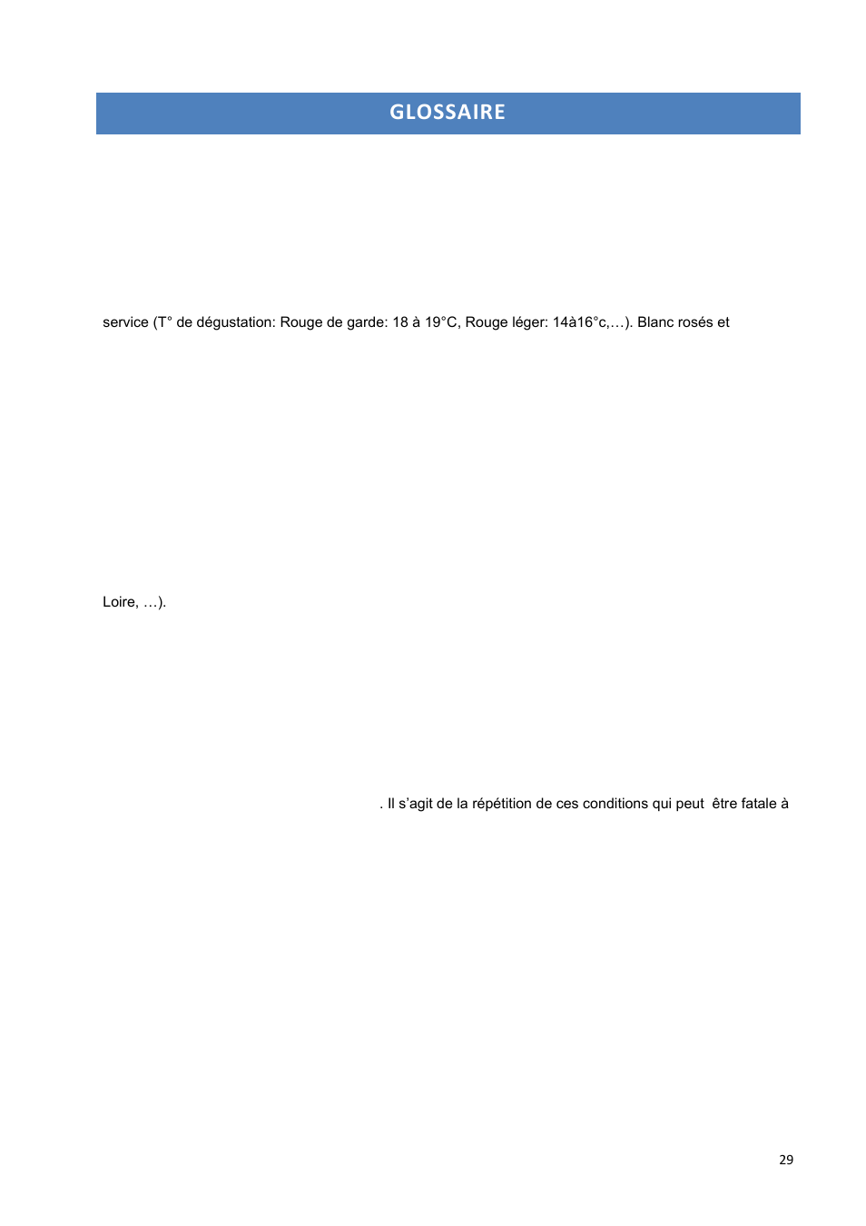 Glossaire | Climadiff DV265AGN7 User Manual | Page 29 / 146