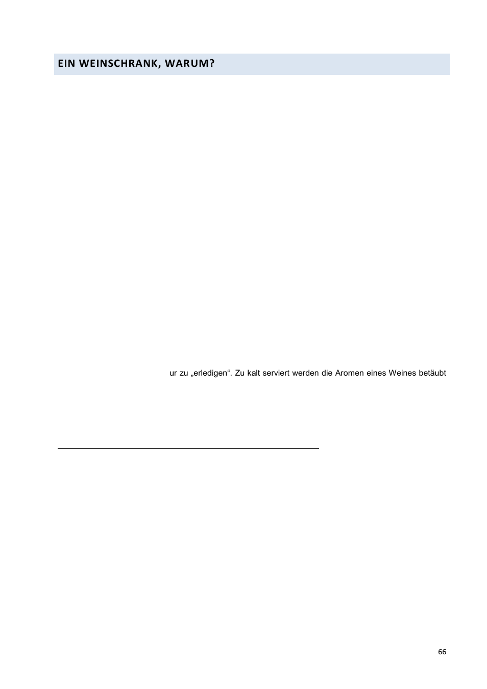 Ein weinschrank, warum | Climadiff DV265AGN7 User Manual | Page 66 / 146