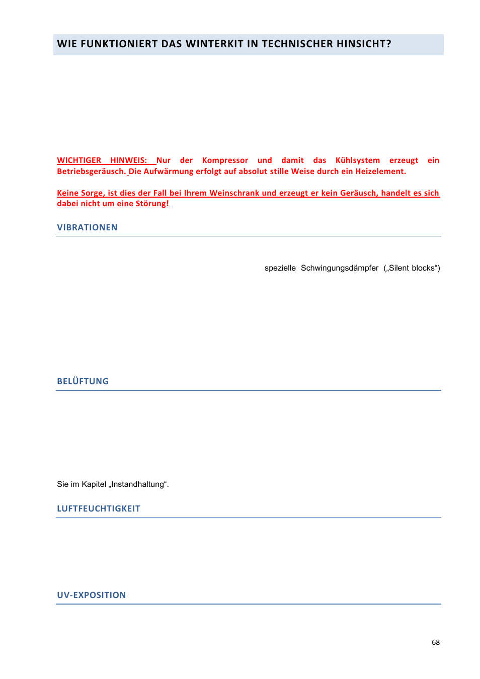 Climadiff DV265AGN7 User Manual | Page 68 / 146
