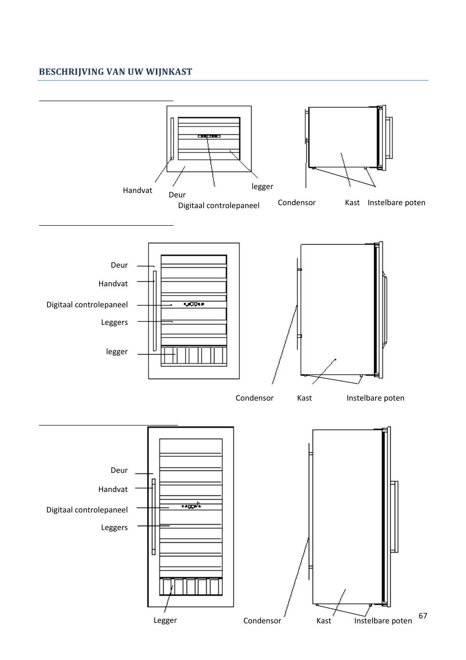 Climadiff AV93X3ZI-1 User Manual | Page 67 / 106