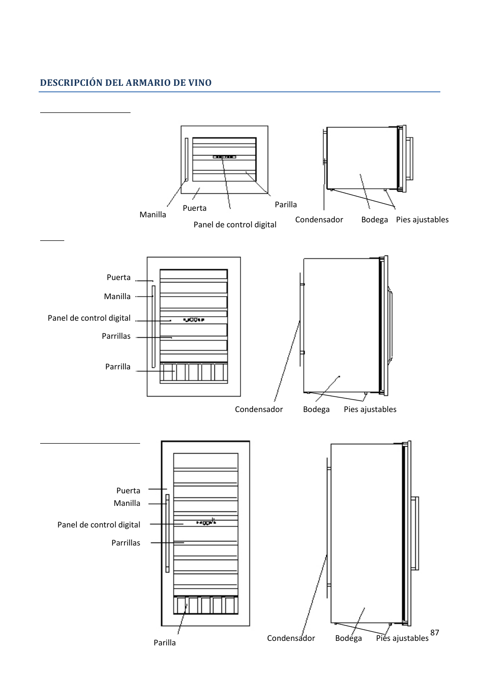 Climadiff AV93X3ZI-1 User Manual | Page 87 / 106