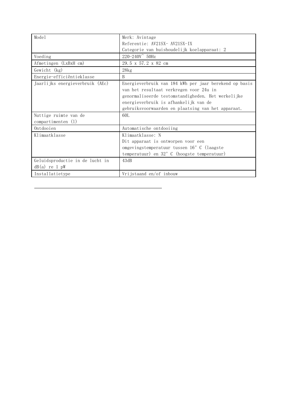 Bijlage 1 | Climadiff AV54SXDZ(-IX) User Manual | Page 109 / 140