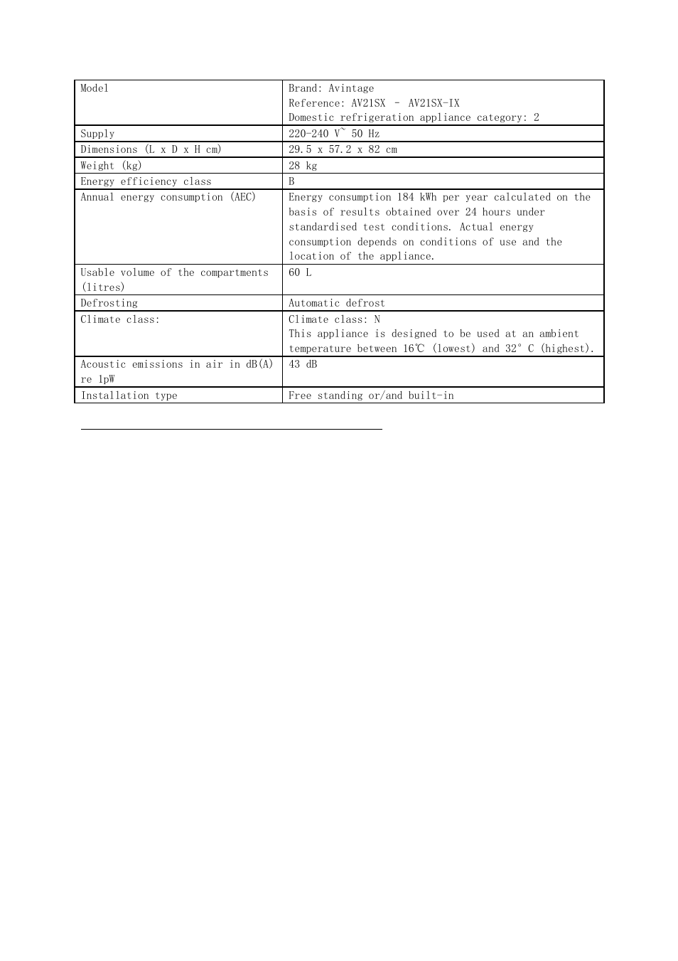 Appendix 1 | Climadiff AV54SXDZ(-IX) User Manual | Page 54 / 140