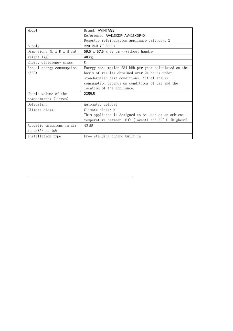 Appendix 6 | Climadiff AV54SXDZ(-IX) User Manual | Page 59 / 140