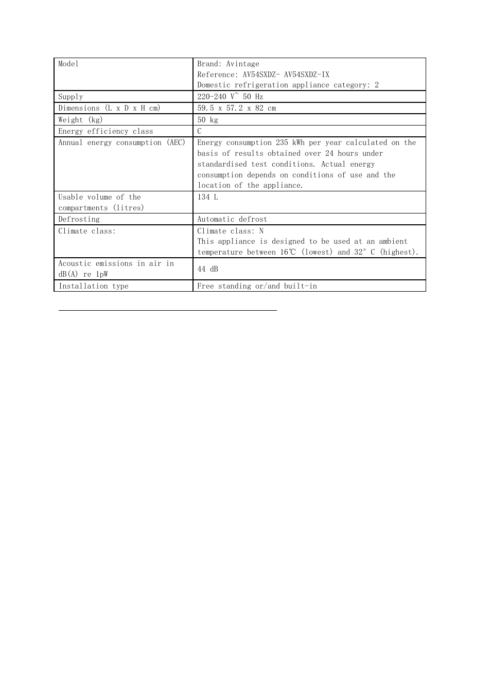 Appendix 7 | Climadiff AV54SXDZ(-IX) User Manual | Page 60 / 140