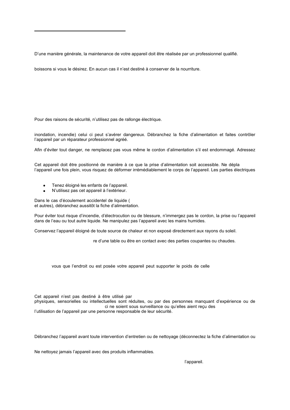 Climadiff GAMME POLYVALENTE User Manual | Page 5 / 81