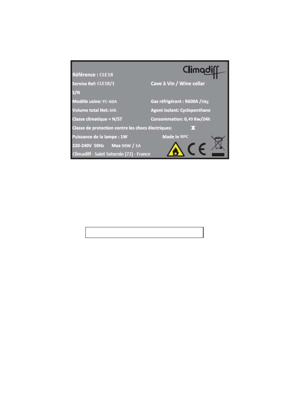 Climadiff CLE18- CLE51 User Manual | Page 34 / 77