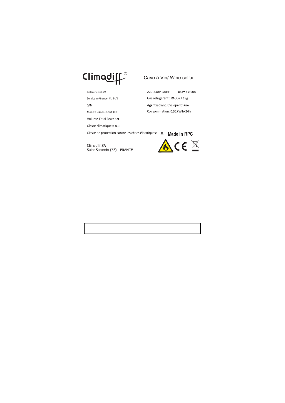 Climadiff CLI24- CLI45 User Manual | Page 33 / 76