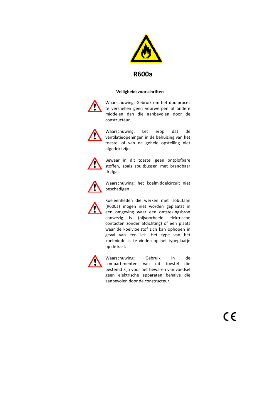 R600a | Climadiff CLI24- CLI45 User Manual | Page 51 / 76