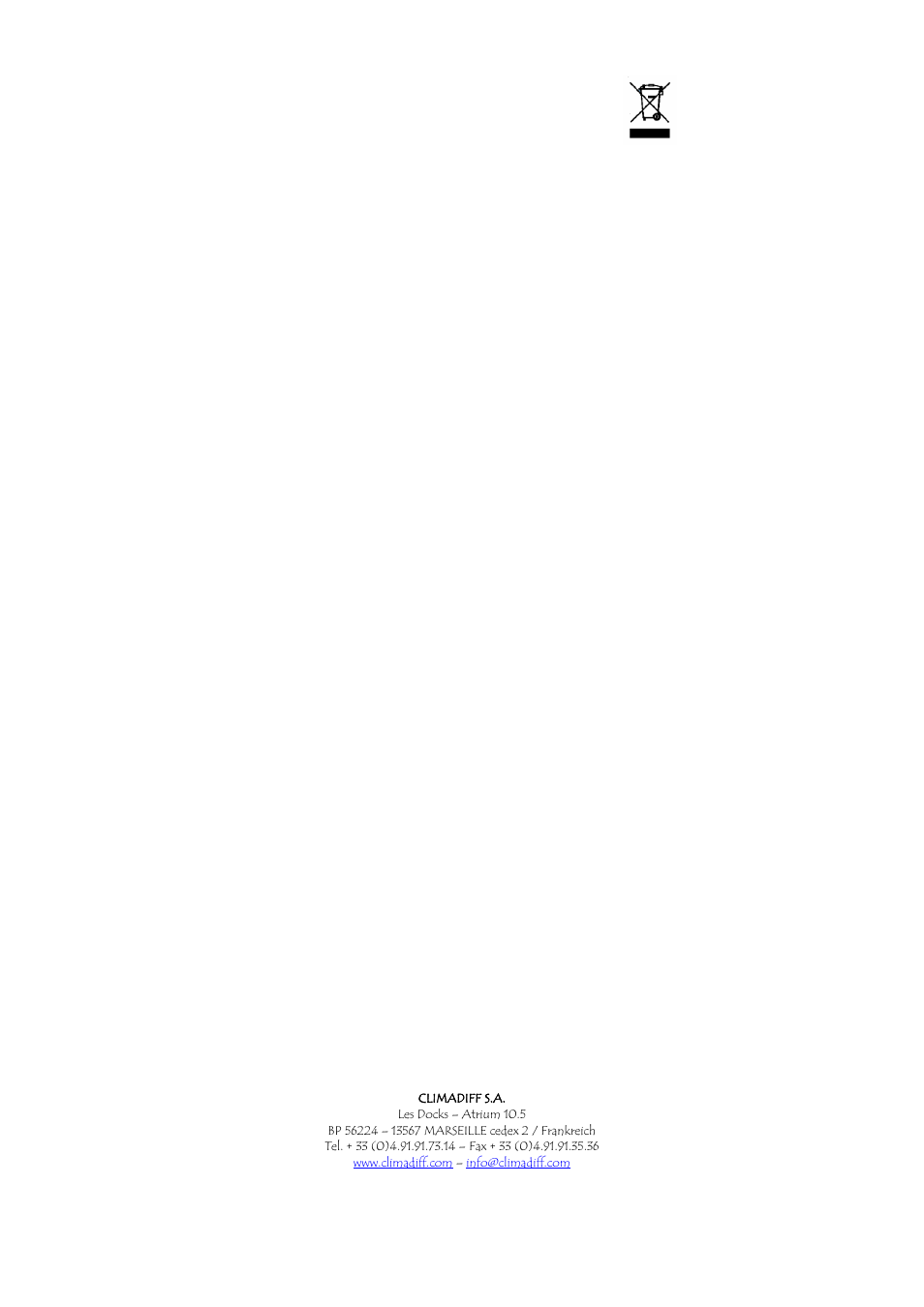 Climadiff CLS130 - CLS160 User Manual | Page 38 / 66