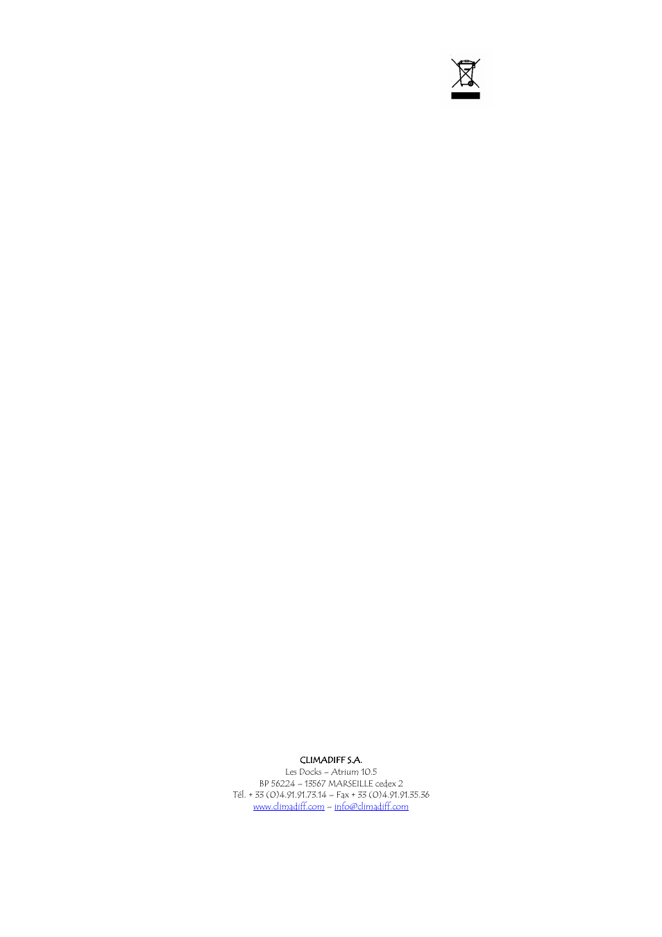 Climadiff CLS52 User Manual | Page 12 / 61