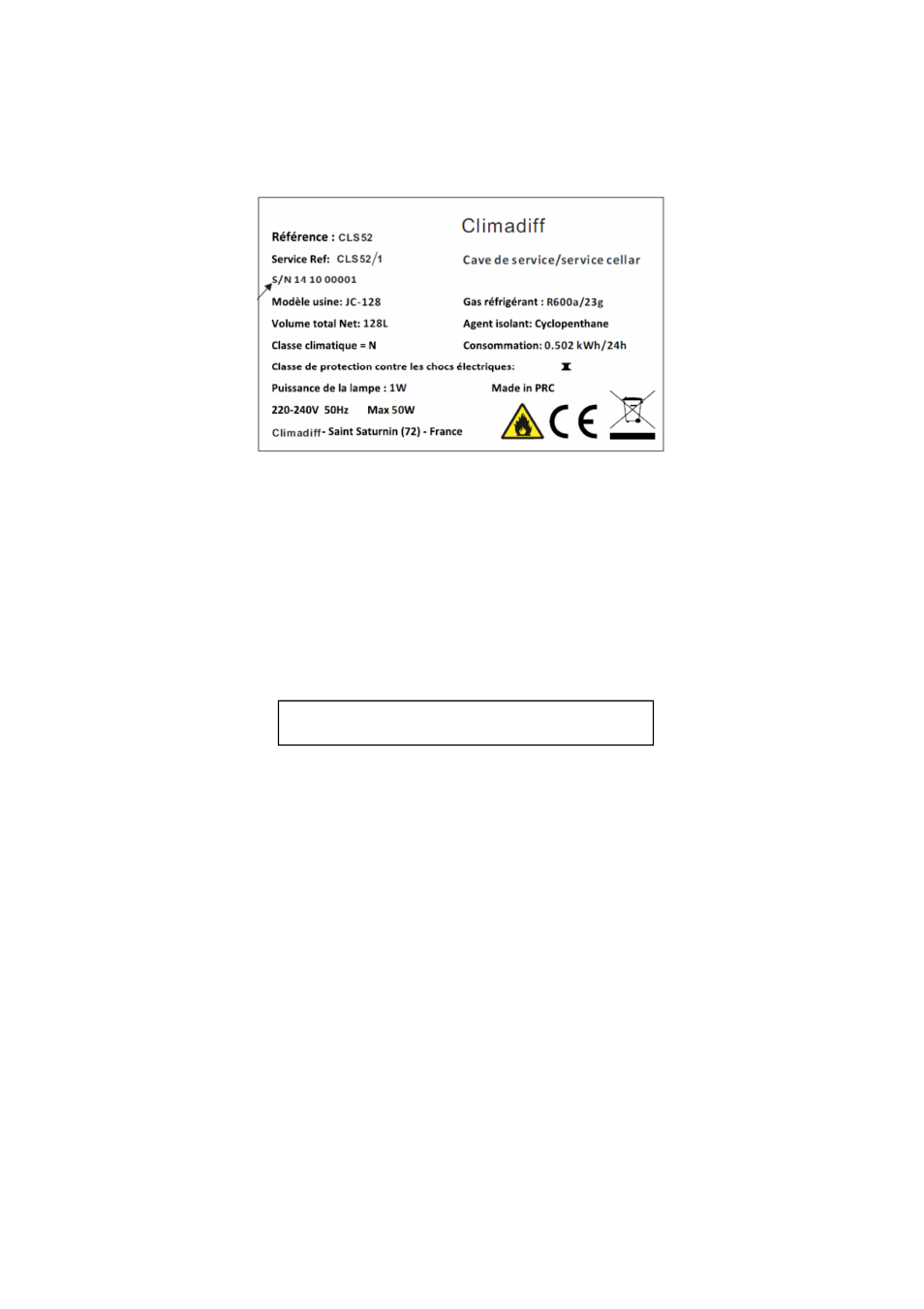 Climadiff CLS52 User Manual | Page 15 / 61