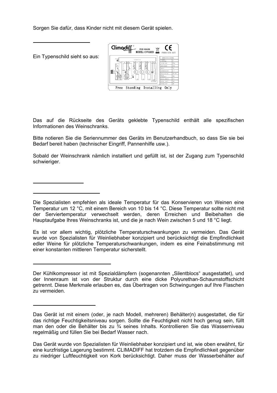 Climadiff CV41DZX User Manual | Page 25 / 34