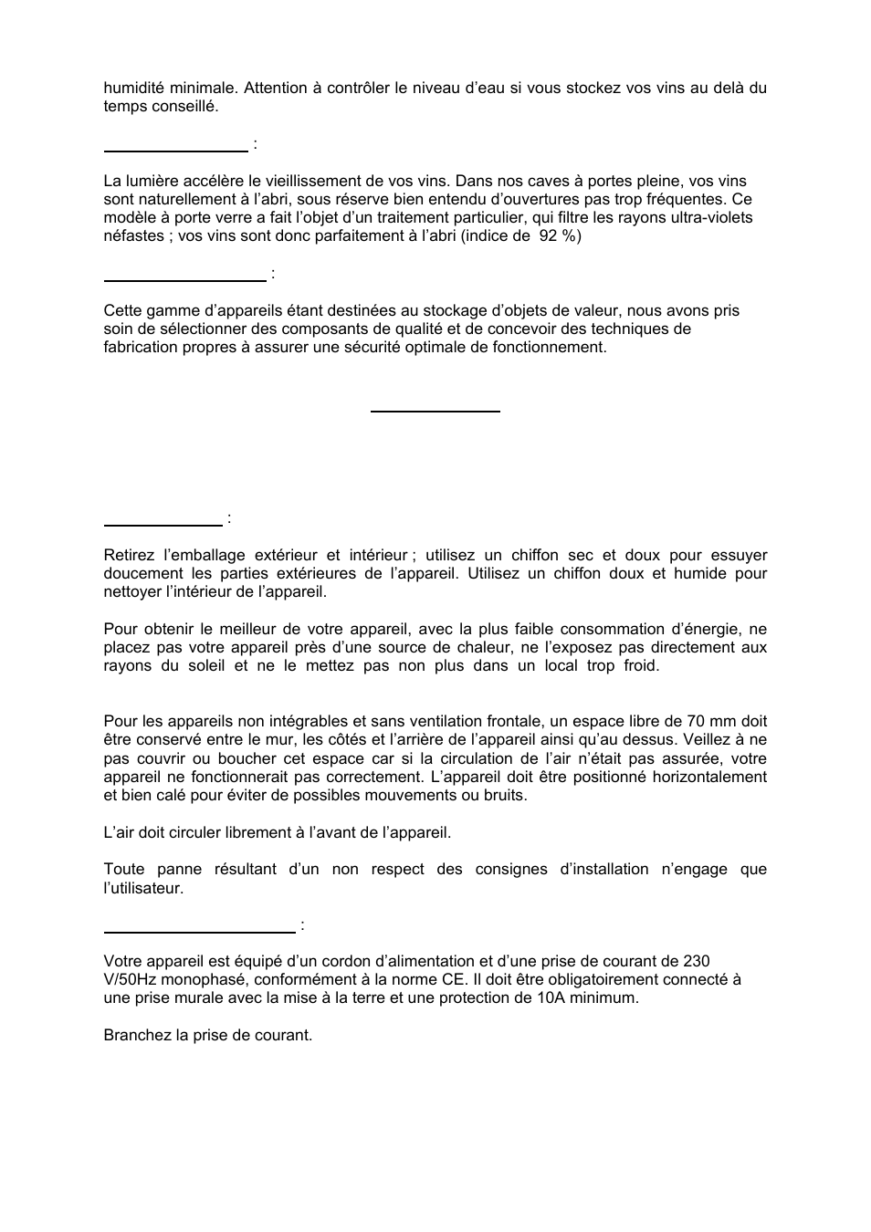 Climadiff CV41DZX User Manual | Page 5 / 34