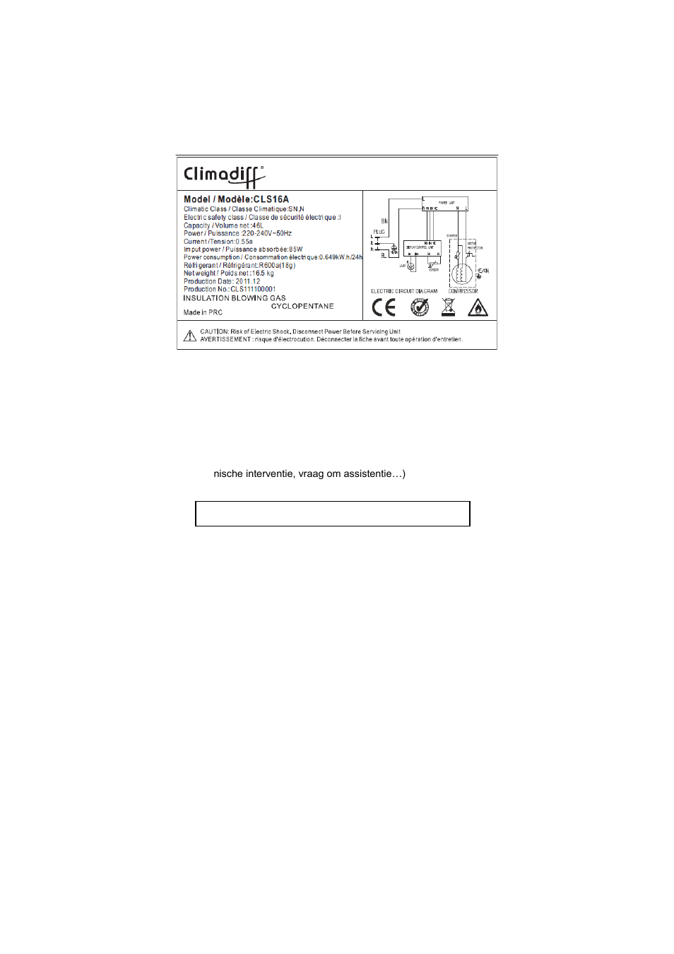 Climadiff CLS33A User Manual | Page 48 / 76