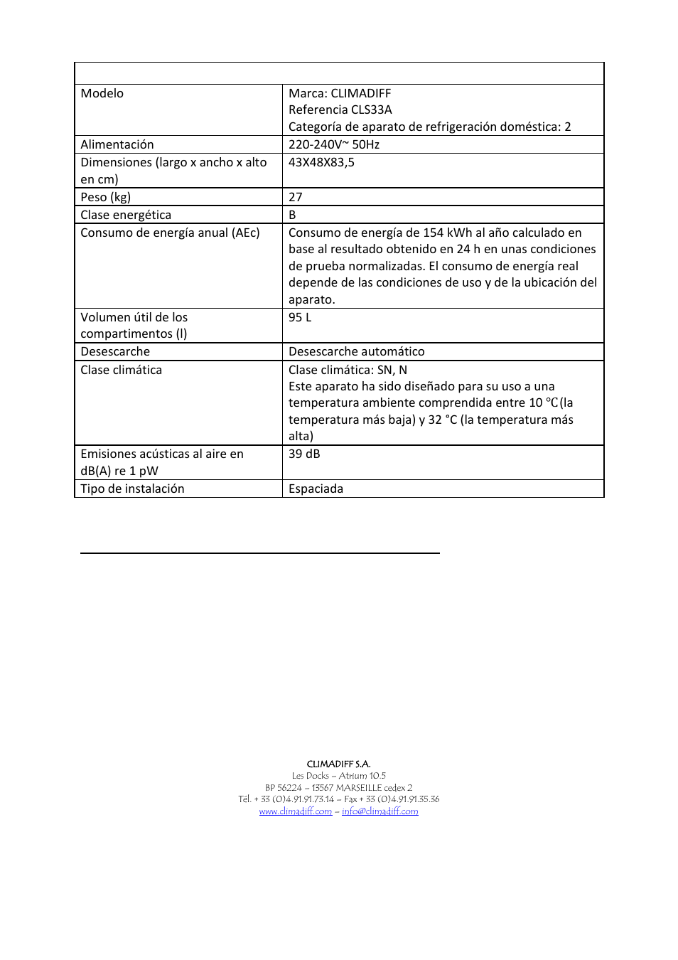 Anexo 4 | Climadiff CLS33A User Manual | Page 76 / 76