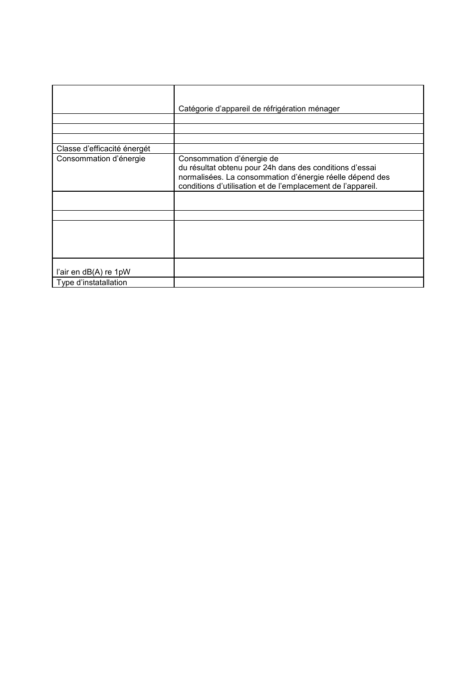 Annexe 1 | Climadiff DUOVINO-1 User Manual | Page 11 / 56