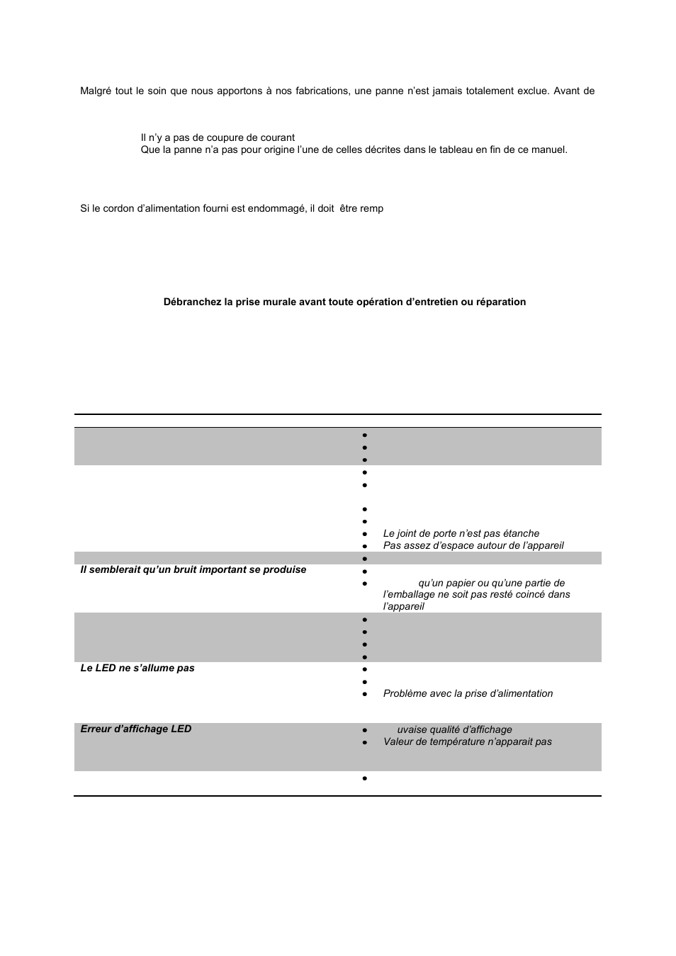 Climadiff DUOVINO-1 User Manual | Page 9 / 56