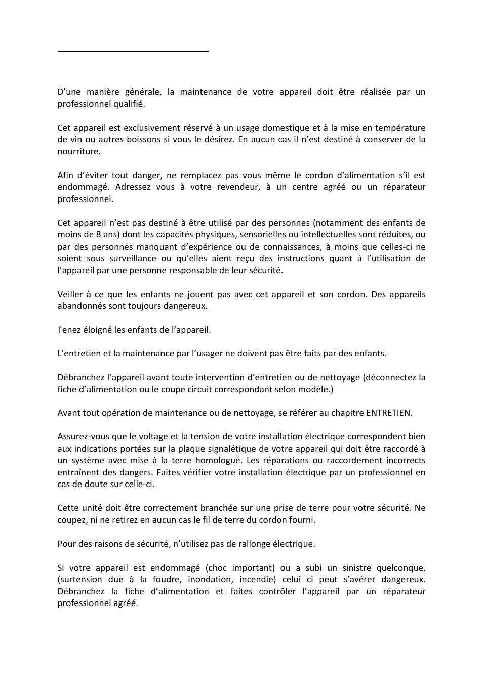 Climadiff VSV120 User Manual | Page 4 / 76