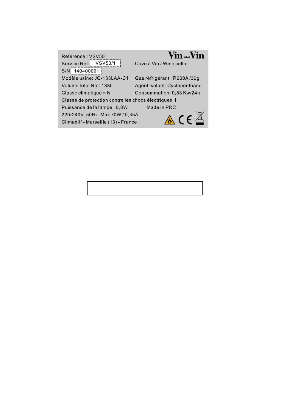 Climadiff VSV120 User Manual | Page 63 / 76