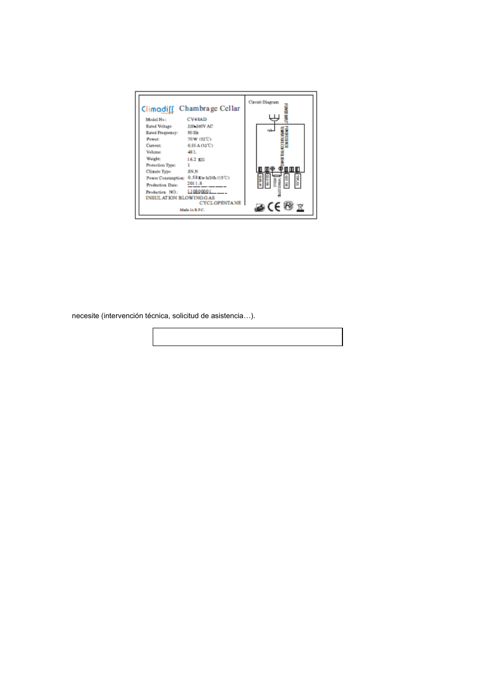 Climadiff CV71 User Manual | Page 52 / 62