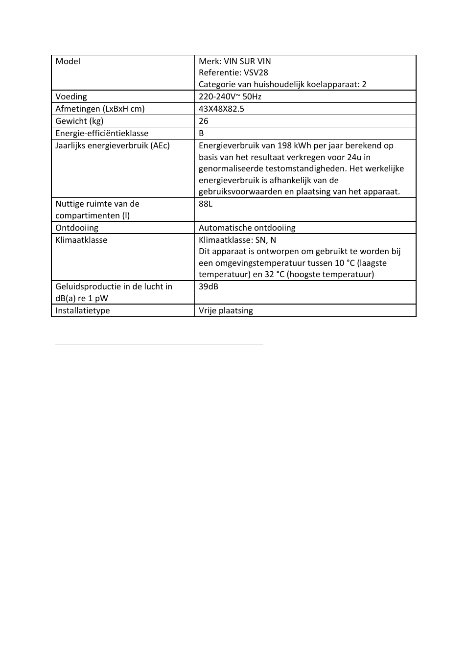 Bijlage 1 | Climadiff VSV28 User Manual | Page 52 / 66