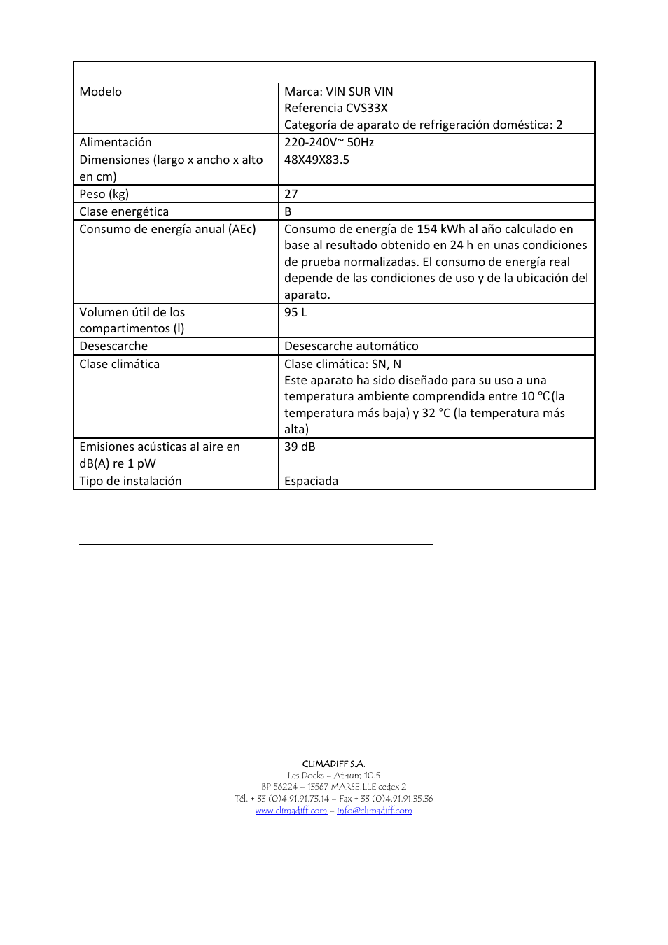 Anexo 2 | Climadiff VSV28 User Manual | Page 66 / 66