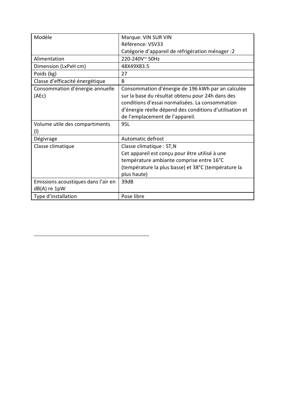 Annexe 1 | Climadiff VSV33 User Manual | Page 14 / 66