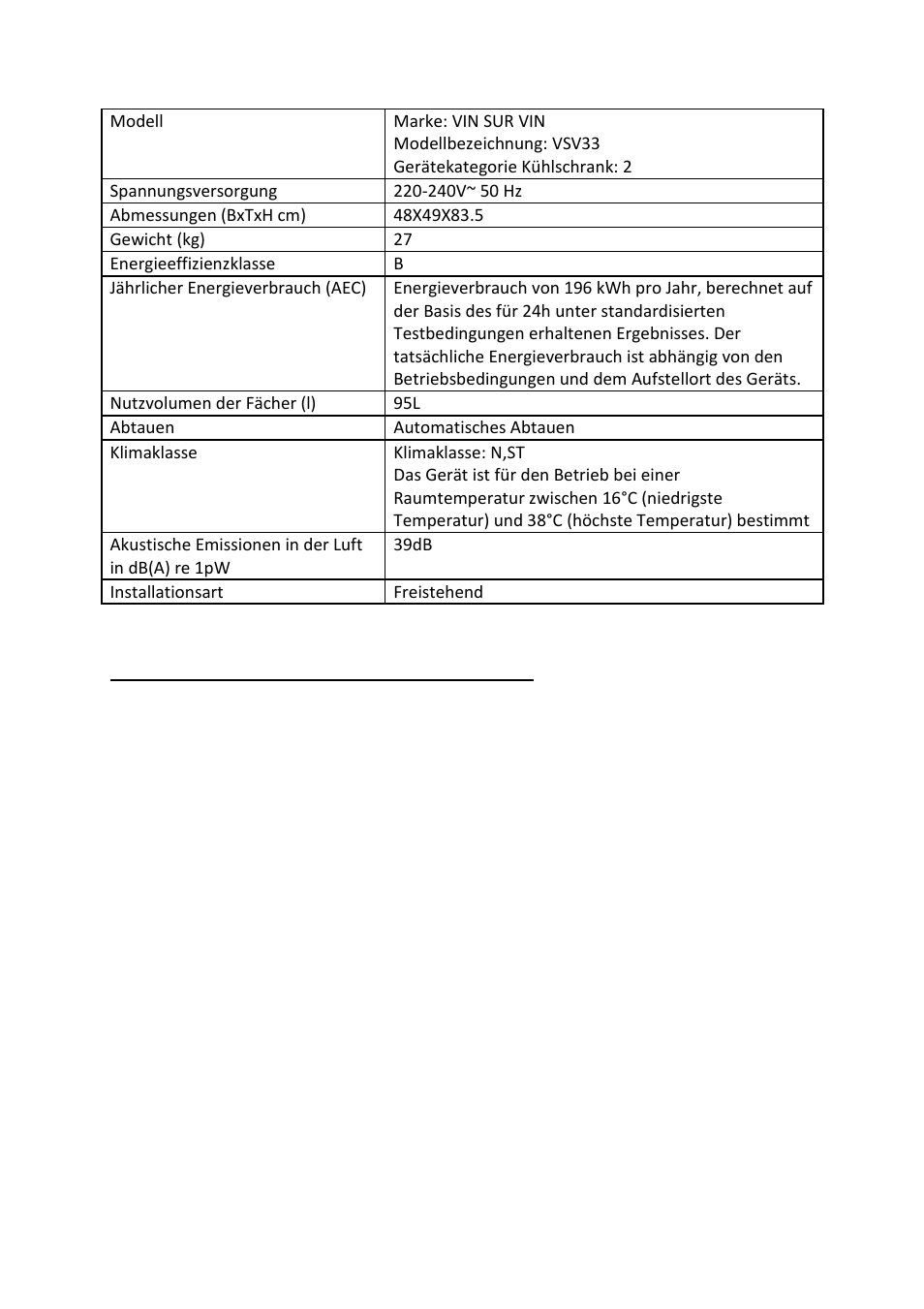 Anhang 1 | Climadiff VSV33 User Manual | Page 40 / 66