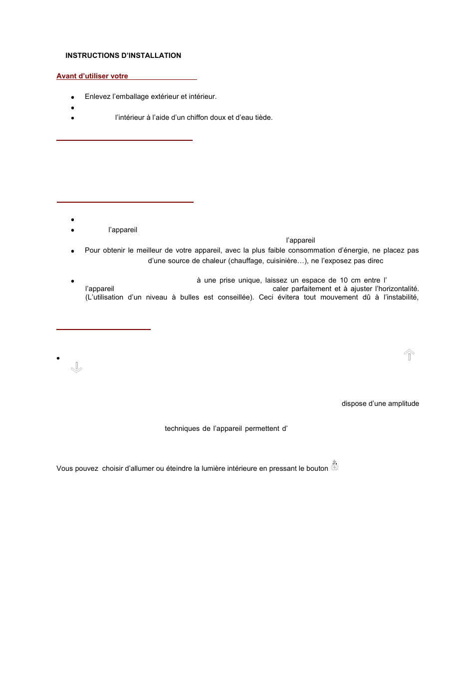Climadiff VSV12K User Manual | Page 6 / 51