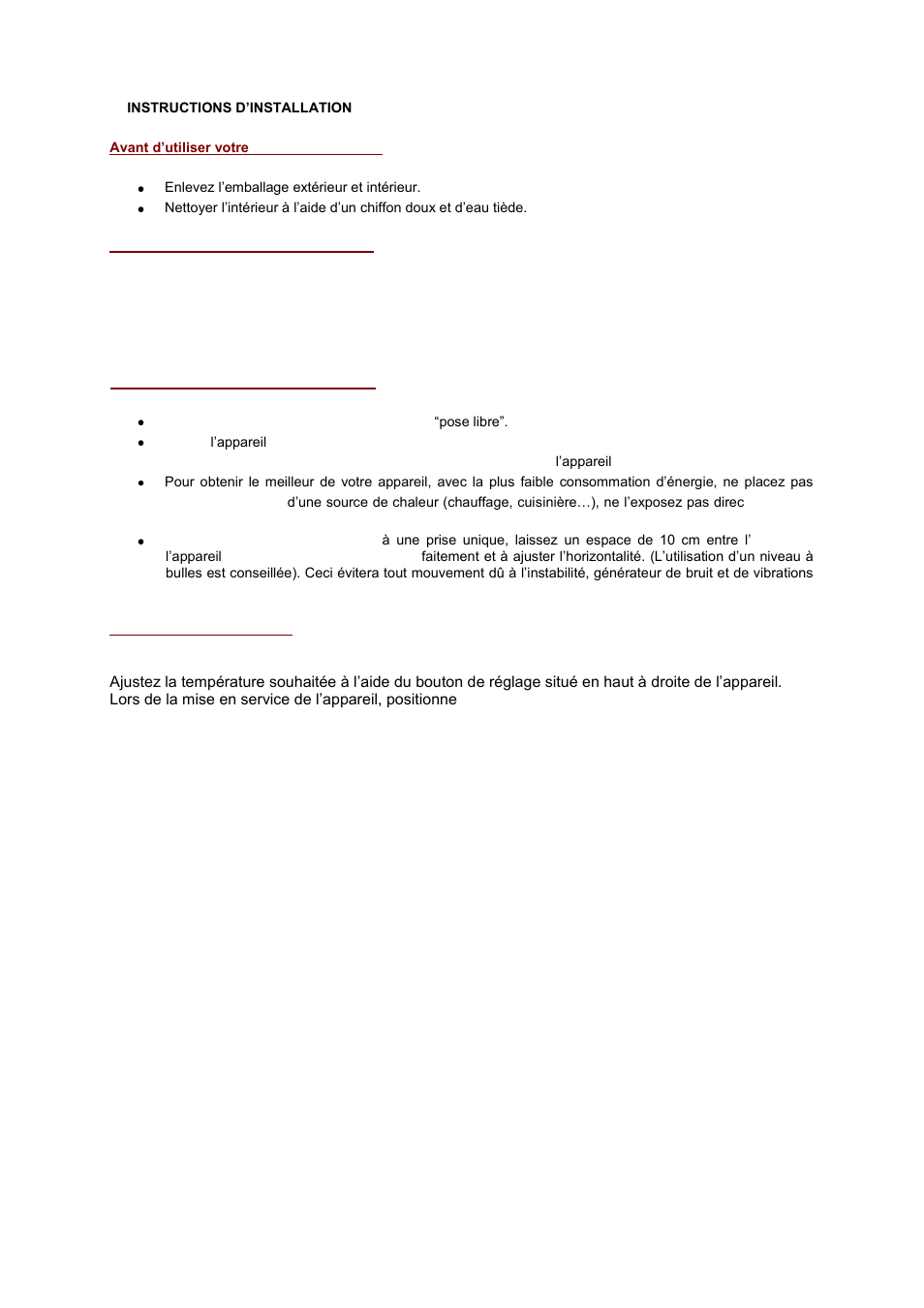 Climadiff VSV27 User Manual | Page 6 / 52