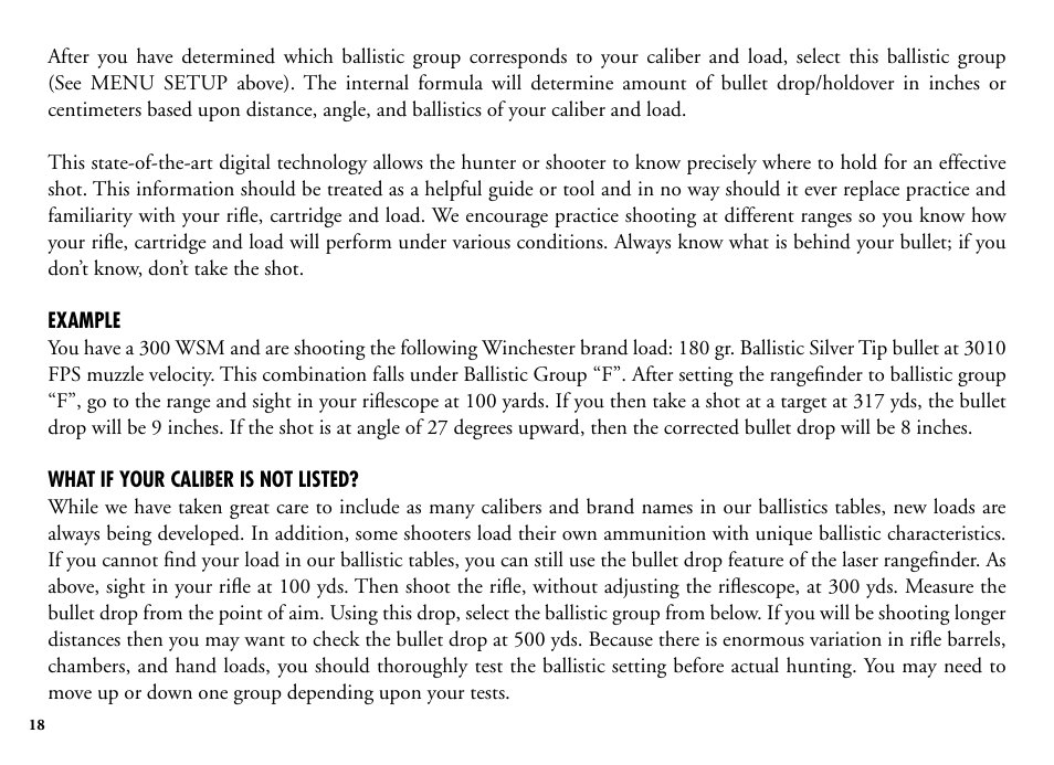 Bushnell Legend 204101 User Manual | Page 18 / 140
