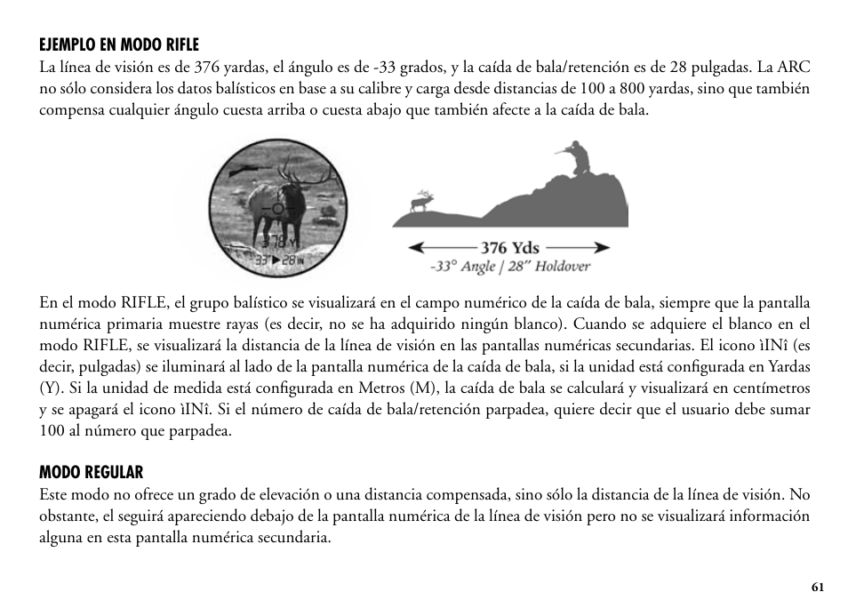 Bushnell Legend 204101 User Manual | Page 61 / 140